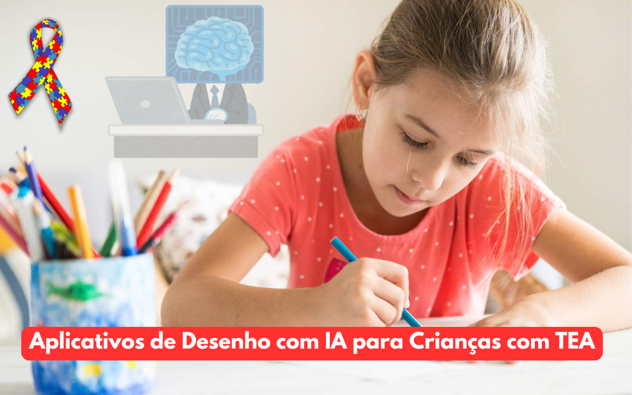 Aplicativos de Desenho Baseados em IA para Crianças com TEA