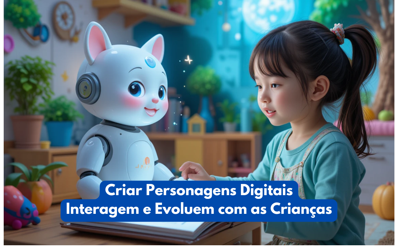 Criar Personagens Digitais Interagem e Evoluem com as Crianças