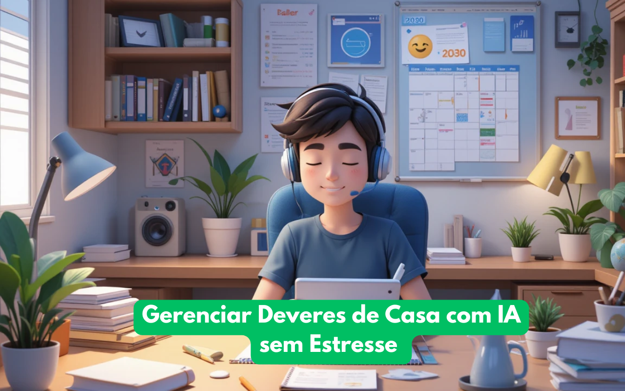 Gerenciar Deveres de Casa com IA sem Estresse