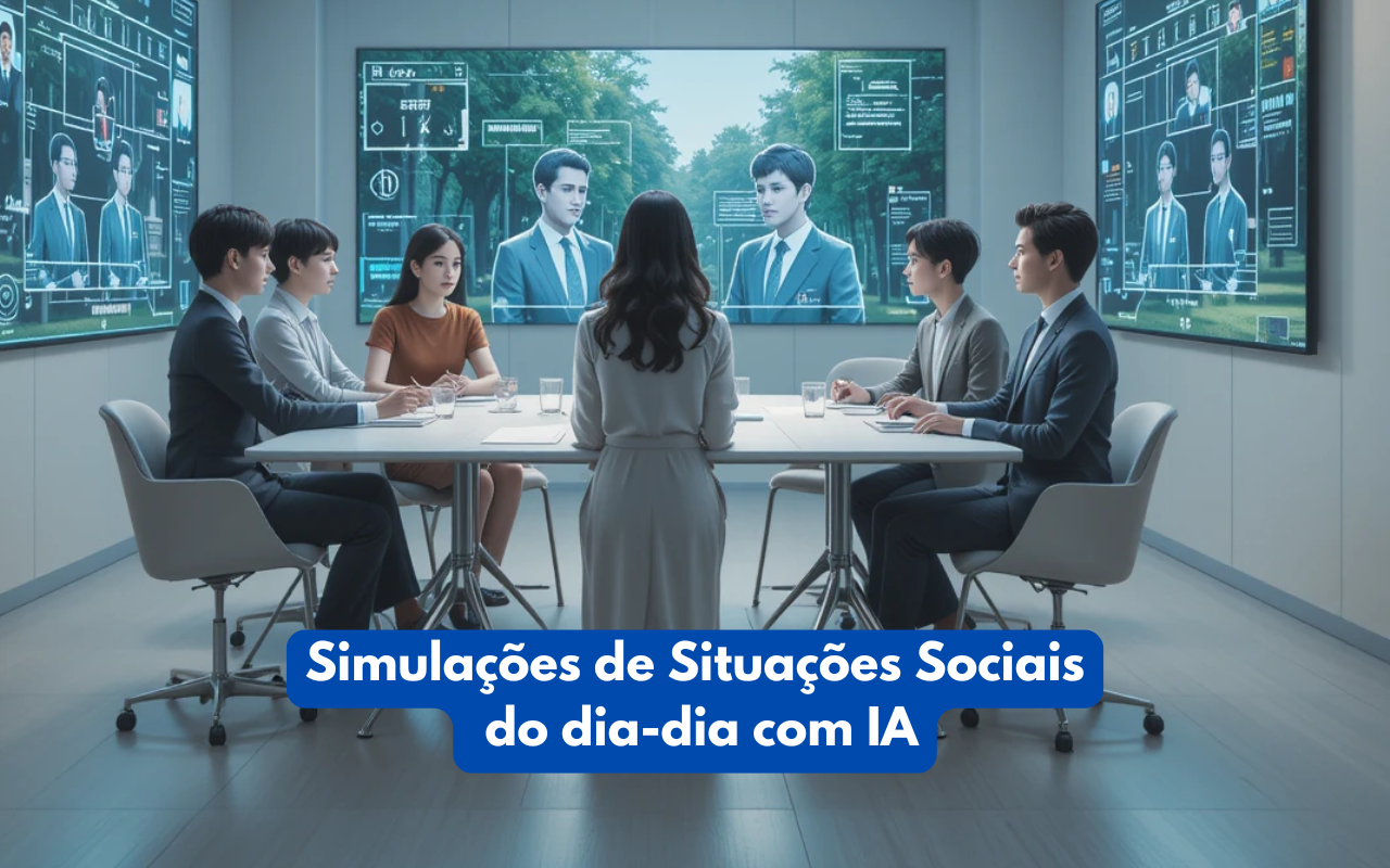 imulações de Situações Sociais do dia-dia com IA